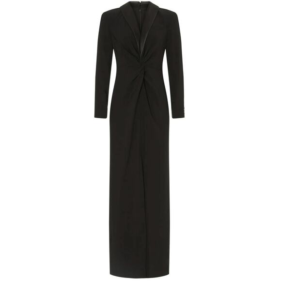 Lauren Ralph Lauren Black Zeenai Blazer Gown 12 - Picture 5 of 12